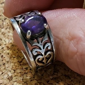 James Avery Amethyst ring size 7